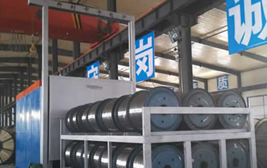 博源線纜鋁絲線纜時效爐照片